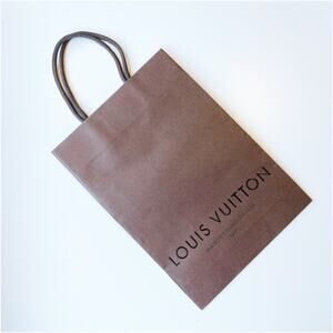 Louis Vuitton Brown Small Gift Shopping Bag